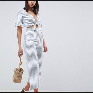 🛍 ASOS cut out linen jumpsuit 🛍